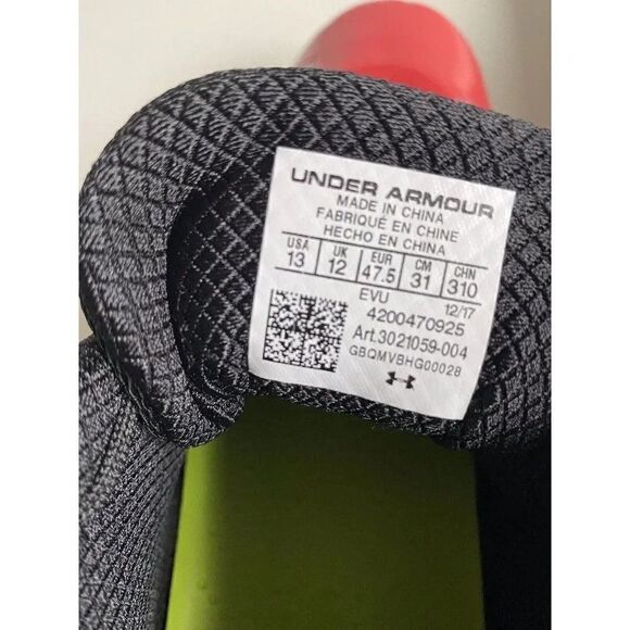 Under Armour UA Football Cleats 3021059-004 Men’s Size 13 Red Black Shoes NEW - Picture 7 of 9